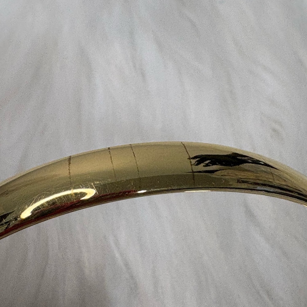 Gold Tone Crystal Women's Bracelet - Picture 6 of 7